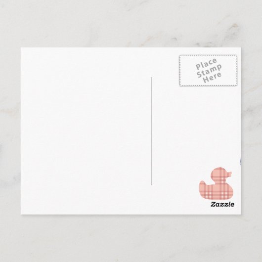 Gedekte eenden briefkaart (Achterkant)