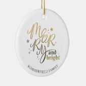 Gedekte fotografie voor fijne kerst keramisch ornament (Rechts)