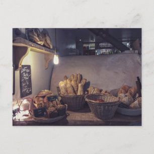 Gedekte gebak,  bakkerij en gebak briefkaart