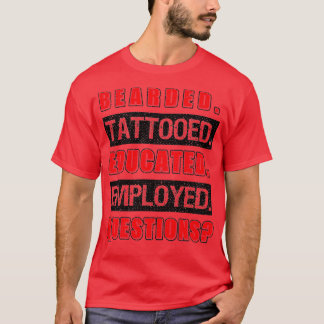 Gedekte gediplomeerde geschoolde werknemers Funny  T-shirt