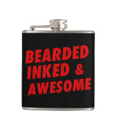 Gedekte, geïnkt en Geweldige Heupfles (Voorkant)