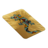 Gedekte gekko hagedis op de muur, Tucson, Arizona, Magneet (Rechterzijde)