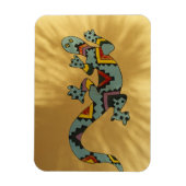 Gedekte gekko hagedis op de muur, Tucson, Arizona, Magneet (Verticaal)