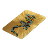 Gedekte gekko hagedis op de muur, Tucson, Arizona, Magneet (Linkerzijde)