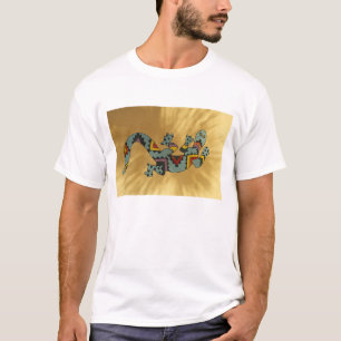 Gedekte gekko hagedis op de muur, Tucson, Arizona, T-shirt