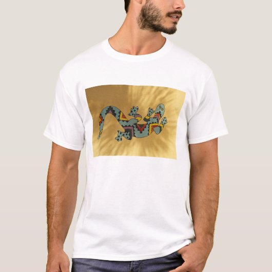 Gedekte gekko hagedis op de muur, Tucson, Arizona, T-shirt (Voorkant)