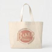 Gedekte Goodies - Baker Baking Bakery Grote Tote Bag (Voorkant)