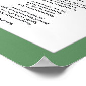 Gedekte Halo Poem 8,5 x 11 Poster papier (steen) (Hoek)