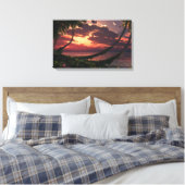 Gedekte hemel canvas afdruk (Insitu (Slaapkamer))