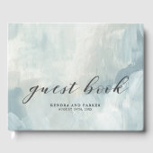 Gedekte Hemel Moderne Abstracte borstels Bindingen Gastenboek (Voorkant)