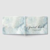Gedekte Hemel Moderne Abstracte borstels Bindingen Gastenboek (Volledig)