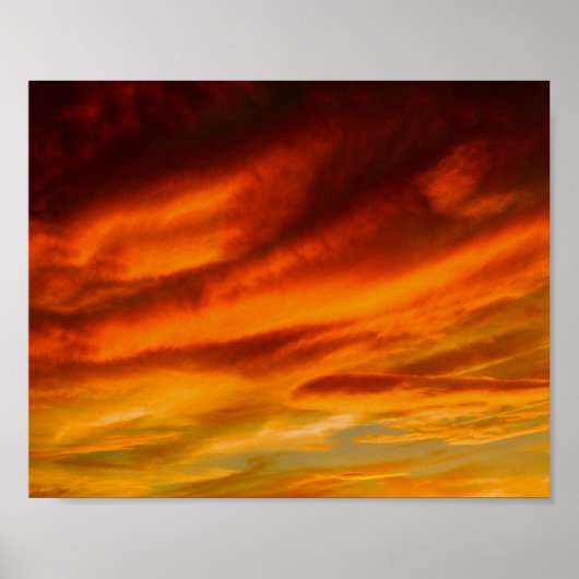 Gedekte hemel poster (Voorkant)