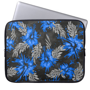 Gedekte Hibiscus Hawaiian Neopree Wetsuit Laptop Sleeve