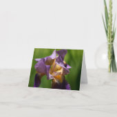 Gedekte Iris Bedankkaart (Voorkant)