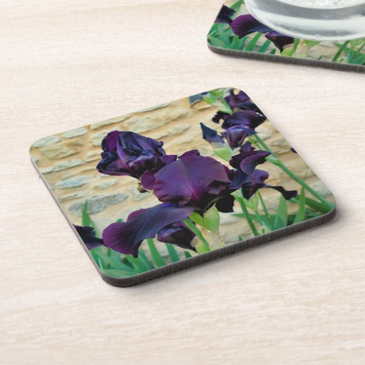 Gedekte Iris Bier Onderzetter (Linkerzijde)