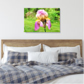 Gedekte Iris Canvas Afdruk (Insitu (Slaapkamer))