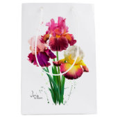 Gedekte iris en spetters van het schilderen van de medium cadeauzakje (Voorkant)