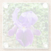 Gedekte Iris Glazen Onderzetter (Achterkant)