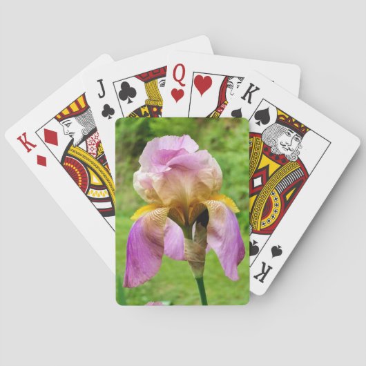 Gedekte Iris Pokerkaarten (Achterkant)