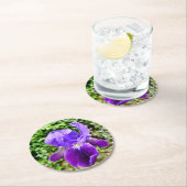 Gedekte Iris Ronde Kartonnen Onderzetter (Insitu)