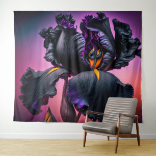 Gedekte Iris Wandkleed