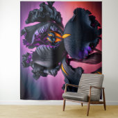 Gedekte Iris Wandkleed (In situ)