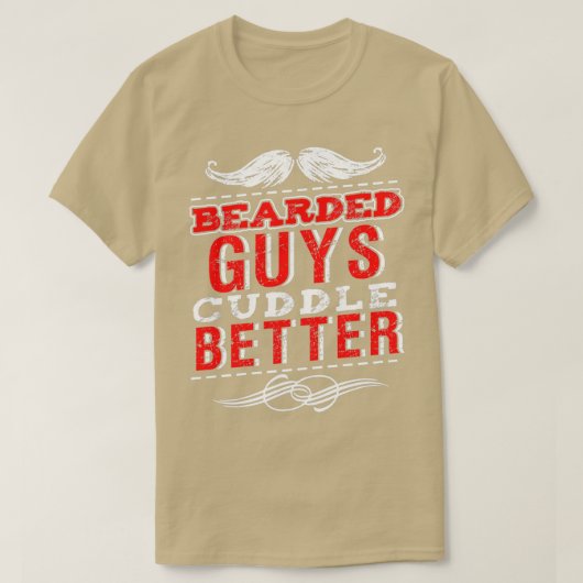 Gedekte jongens bedekken beter grappige baard t-shirt (Design voorkant)