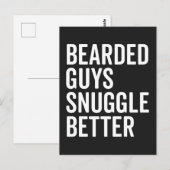 Gedekte jongens Snuggle Beter Funny Quote Briefkaart (Voorkant / Achterkant)