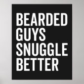 Gedekte jongens Snuggle Beter Funny Quote Poster (Voorkant)