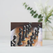 Gedekte kaasschaap, Antiek  kaasschaakman, in hout Briefkaart (Staand voorkant)