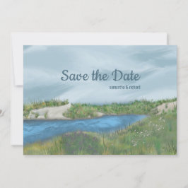 Gedekte kant slaat de datum op save the date