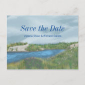 Gedekte kant sparen de Datum Aankondigingskaart (Voorkant)