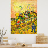 Gedekte katten in de zon (van Gogh) Poster (Keuken)