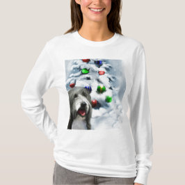 Gedekte kerstcadeautjes voor Collie T-shirt