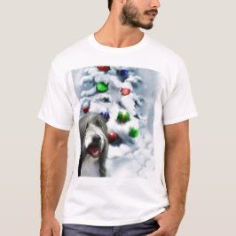 Gedekte kerstcadeautjes voor Collie T-shirt