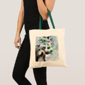 Gedekte kerstcadeautjes voor Collie Tote Bag (Voorkant (product))