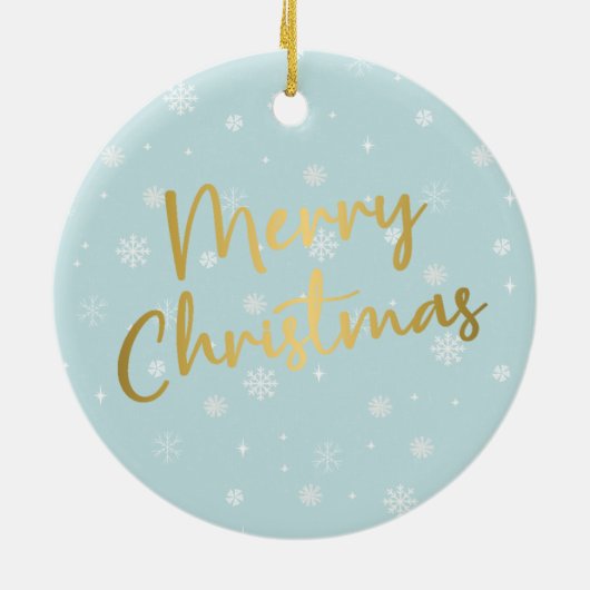 Gedekte kerstmis met Collie Keramisch Ornament (Achterkant)