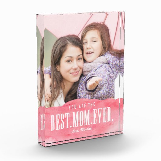 Gedekte liefde Beste mama ooit fotoblok (Links)