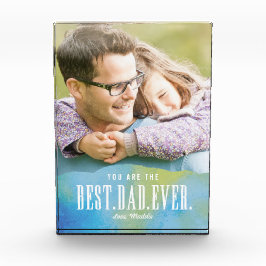 Gedekte liefde Beste vader ooit fotoblok