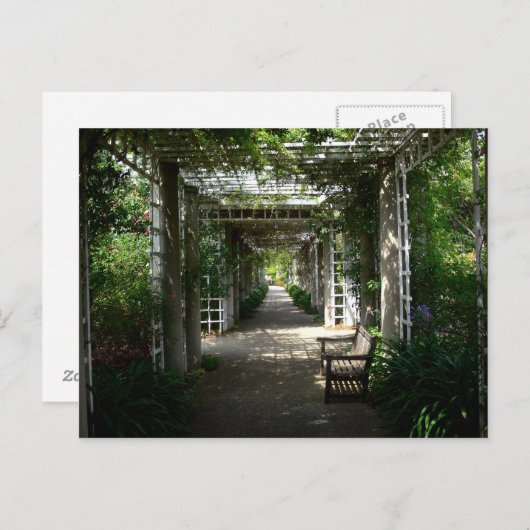 Gedekte loopbaan briefkaart (Voorkant / Achterkant)