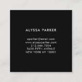 Gedekte Magnolia Vierkante Visitekaartje (Achterkant)