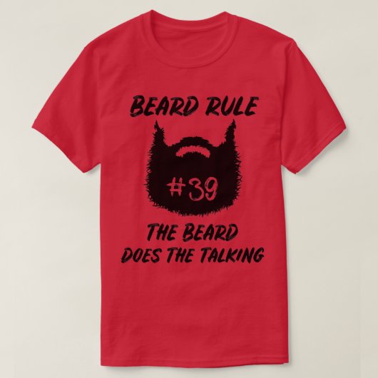 Gedekte Mannen Beards Lover Barber Gift 1 T-shirt (Design voorkant)