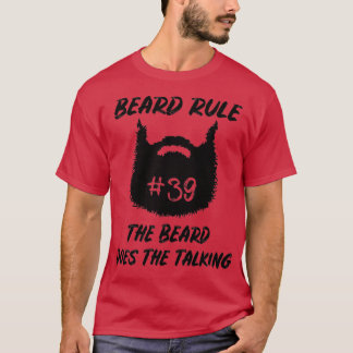 Gedekte Mannen Beards Lover Barber Gift 1 T-shirt