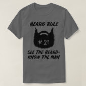 Gedekte Mannen Beards Lover Barber Gift 2 T-shirt (Design voorkant)