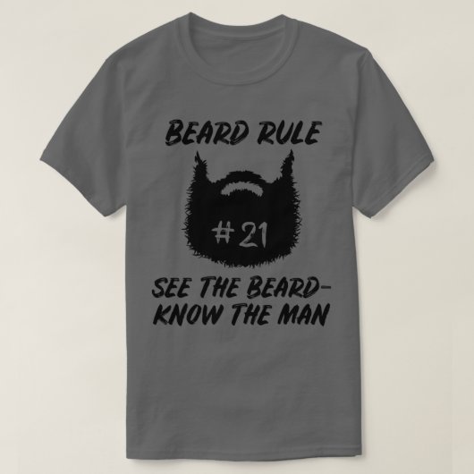Gedekte Mannen Beards Lover Barber Gift 2 T-shirt (Design voorkant)