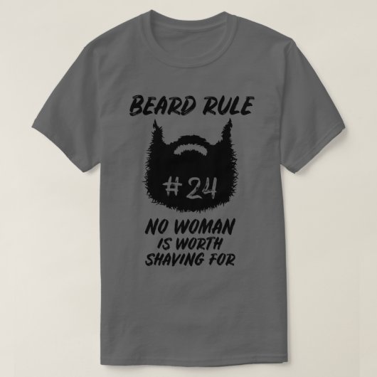 Gedekte Mannen Beards Lover Barber Gift 4 T-shirt (Design voorkant)