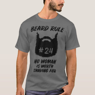 Gedekte Mannen Beards Lover Barber Gift 4 T-shirt