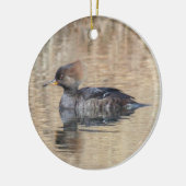 Gedekte Merganser Keramisch Ornament (Links)