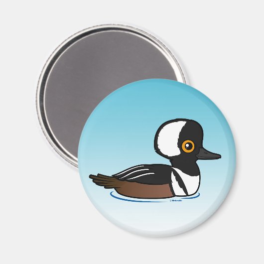 Gedekte Merganser Magneet (Voorkant / Achterkant)