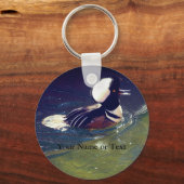 Gedekte Merganser Sleutelhanger (Voorkant)